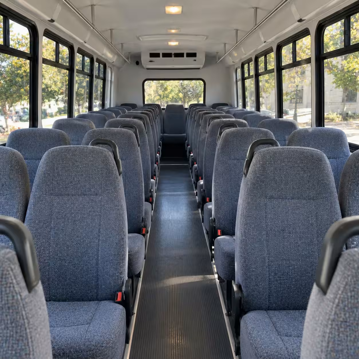 30 passenger minibus interior