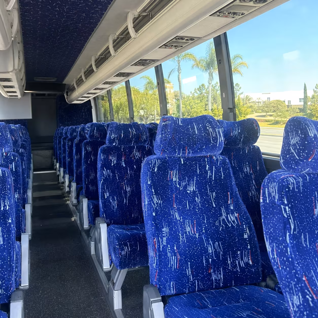 nashua charter bus interior