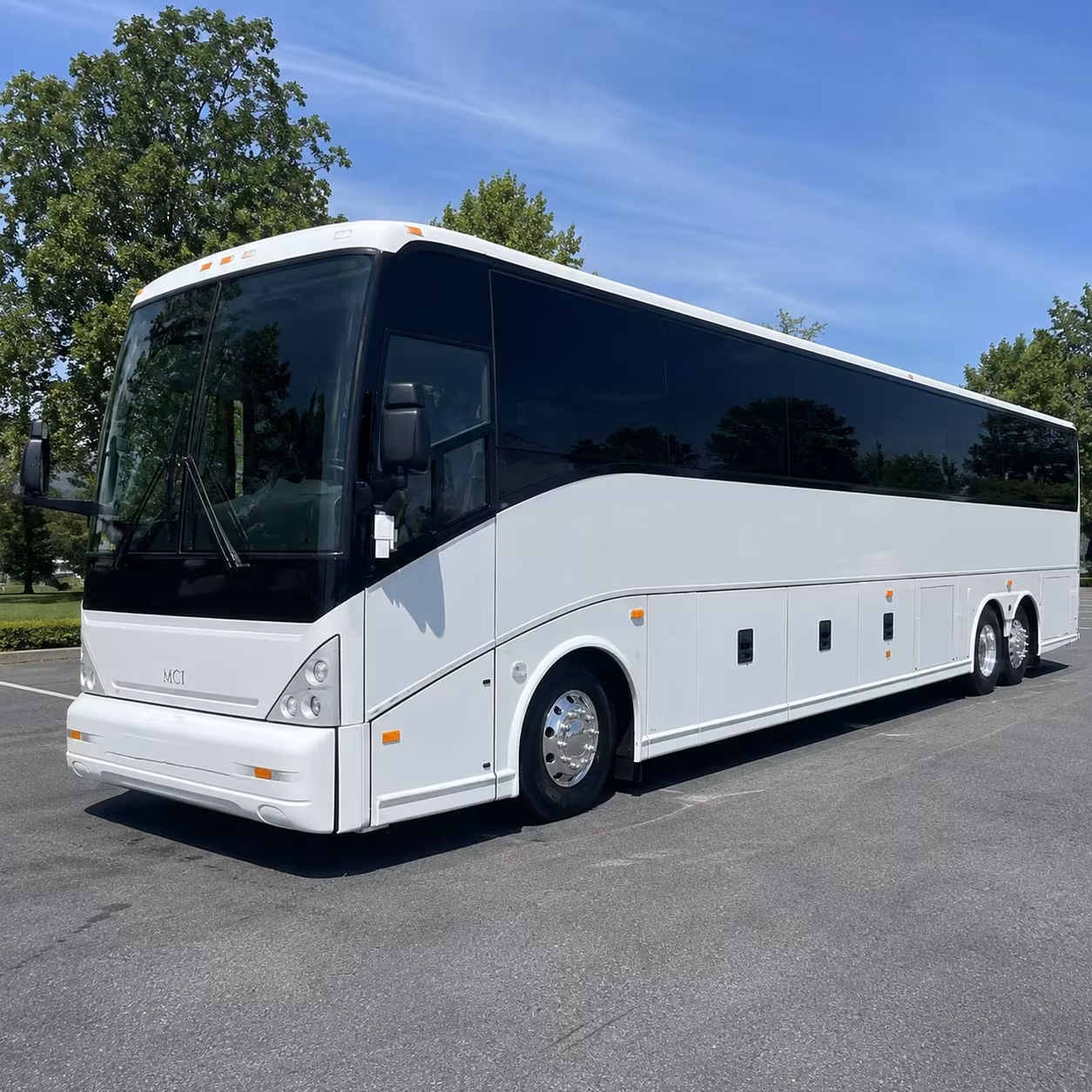 nashua charter bus rental exterior